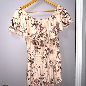 🆕 Floral Off-Shoulder Romper